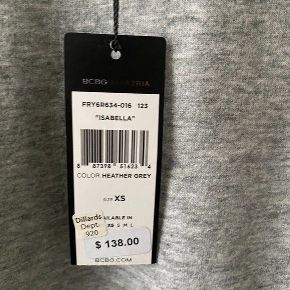 BCBG MaxAzria Sweatshirt Dress or Tunic - Picture 4 of 11